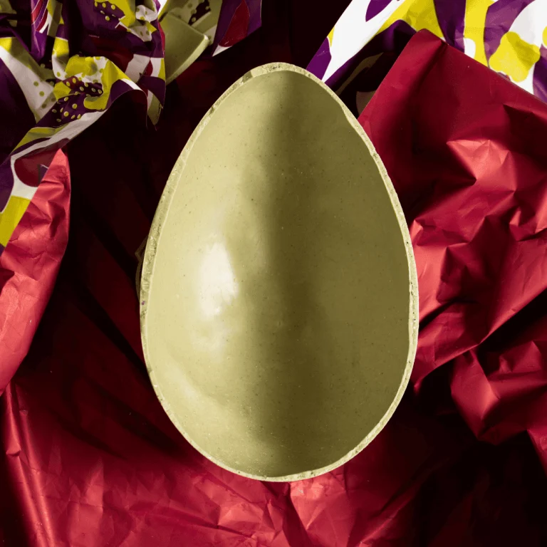 Uovo di Cioccolato Cioccolato bianco al pistacchio