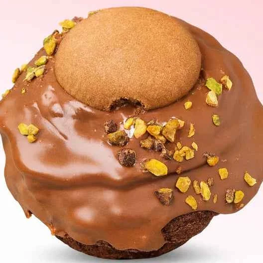 Biscotto Crumble Pistacchioso al Cioccolato