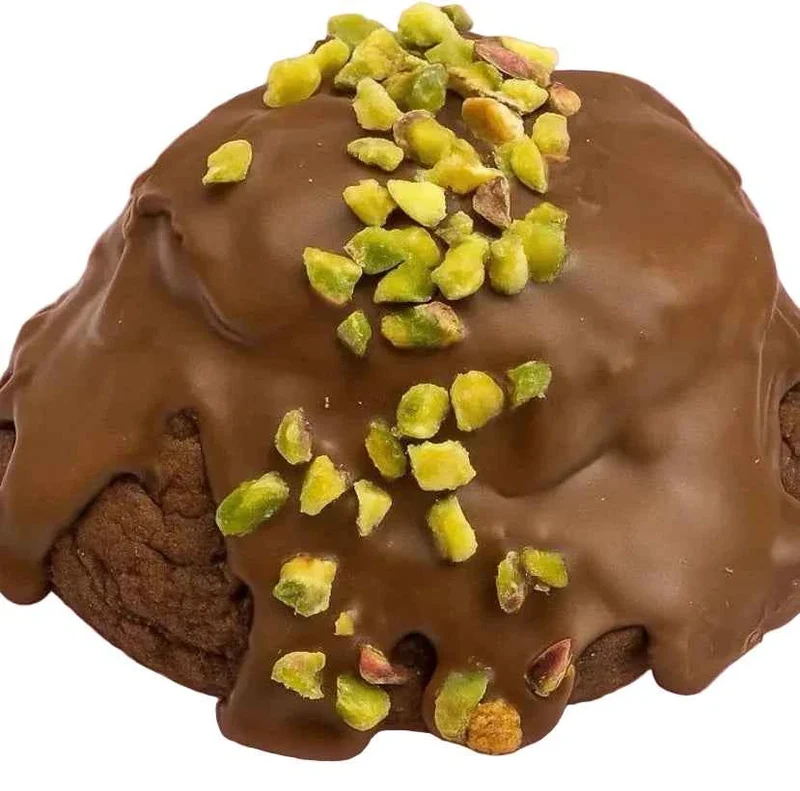 Soft Cocoa Cookie with Pistachio & Milk Chocolate