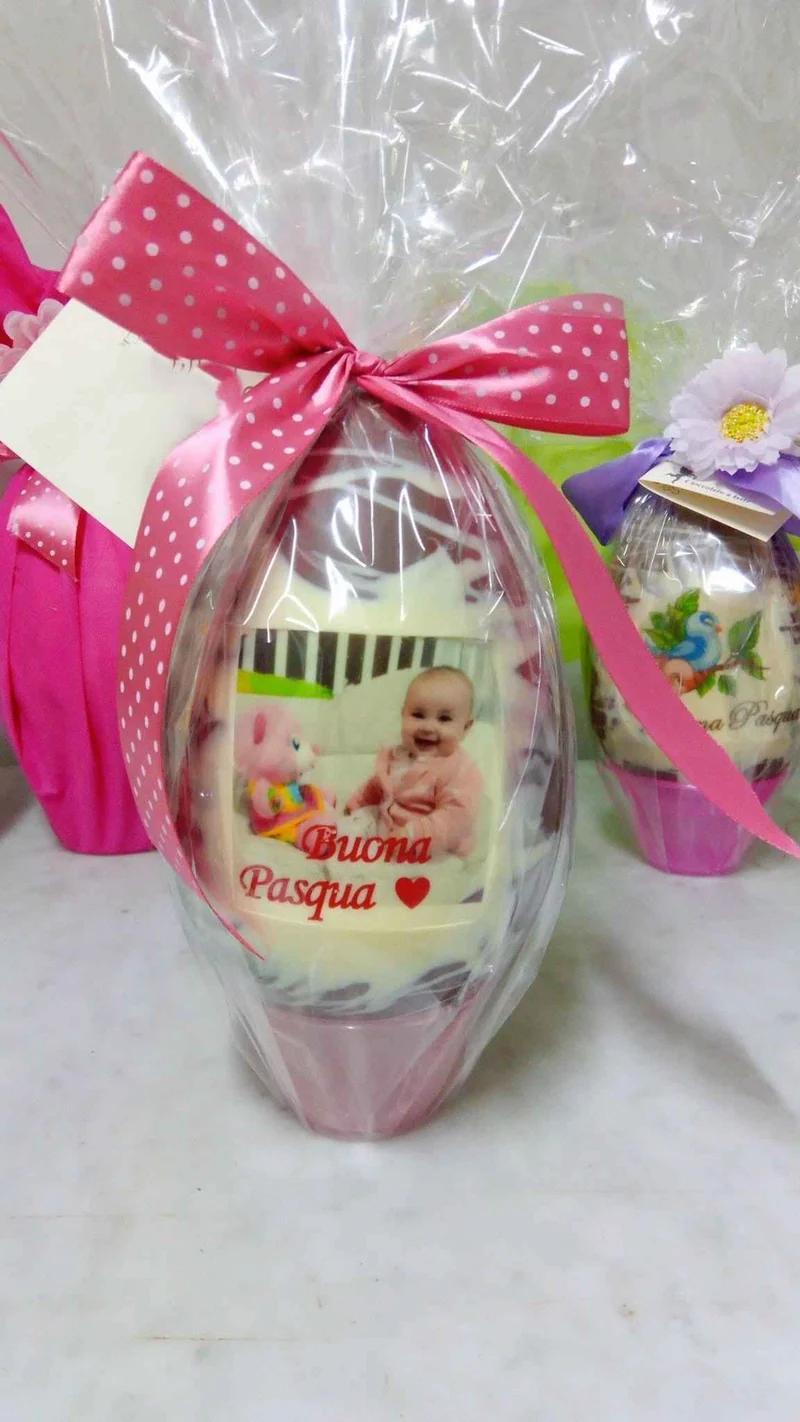 Uovo FOTO Piccolo di CIOCCOLATO personalizzato con foto da gr 250 – 350