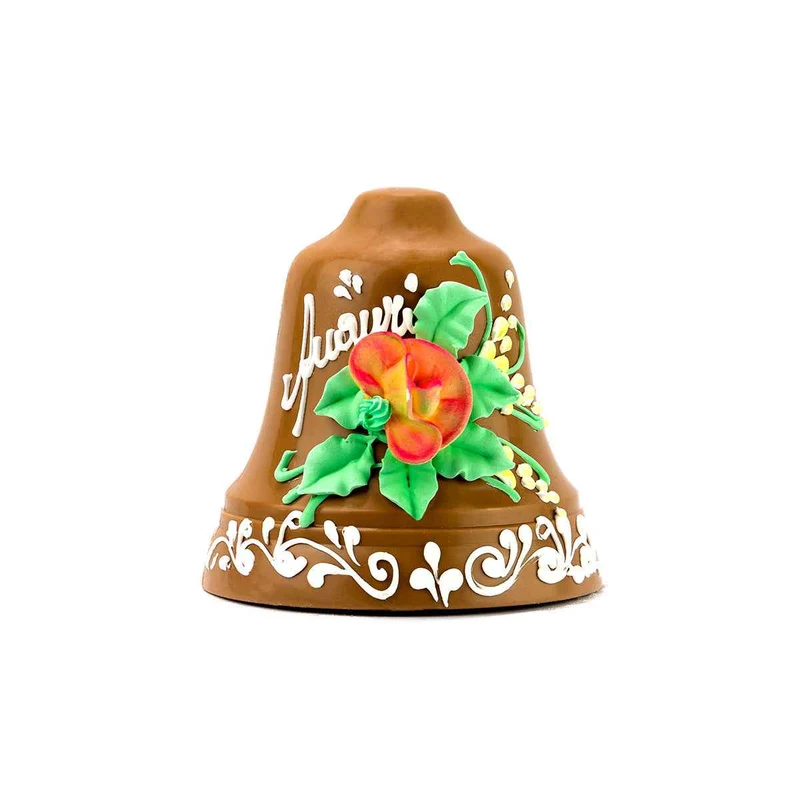 Campana di Cioccolato Gold Decorata a Mano. WORLD PRODUCTS SHOP. By Chef Giovanni Pantaleo
