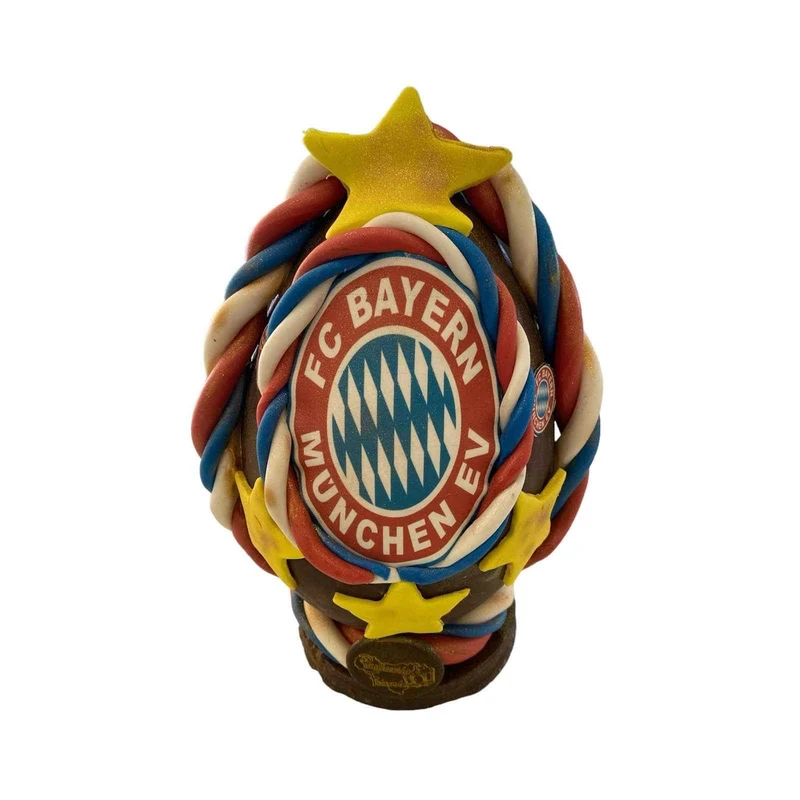 Uovo di Pasqua Artigianale personalizzato BAYERN MONACO farcito da 1,3kg
