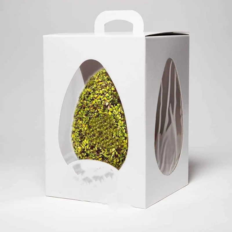 Uovo di Pasqua Artigianale EXTRA FARCITO con crema di pistacchio 750gr