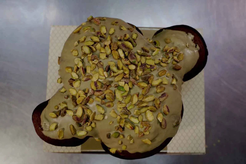 Colomba Dolce Pasquale artigianale a lievitazione naturale con EXTRA Farcitura al Pistacchio – 1350gr