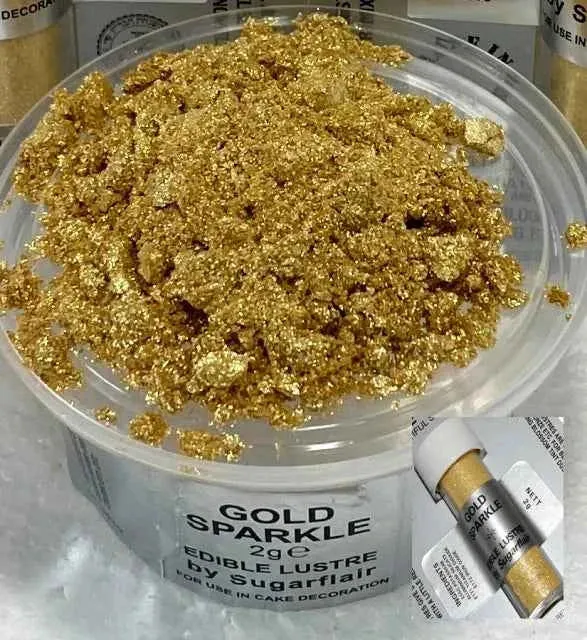 Oro Perlescente. Colorante concentrato in polvere. Sugarflair