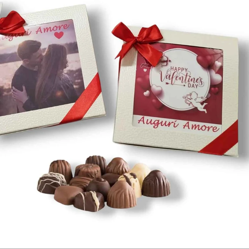 Scatola di cioccolatini personalizzata con FOTO e DEDICA