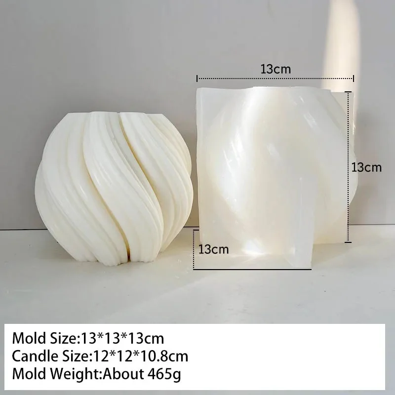 Vaso Artistico a Onda per Candele