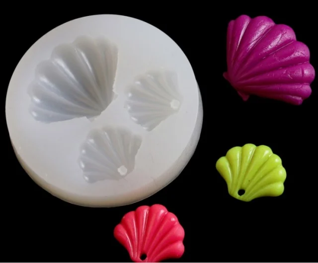 Conchiglie con FORO. Stampo Mare in Silicone