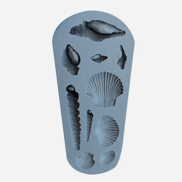10 Conchiglie di Mare. Stampo in Silicone
