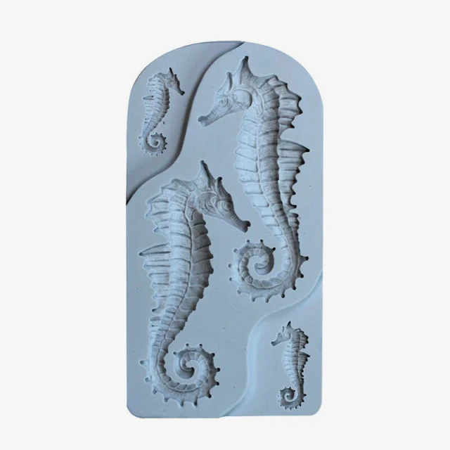 Cavalluccio di Mare. Stampi in silicone di 4 forme