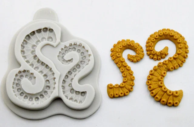 Tentacoli Polipo. Realistico Stampo silicone Mare