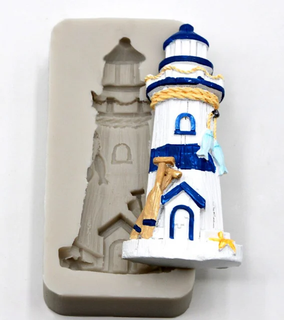 Grande Faro Mare di 11 cm. Stampo in silicone