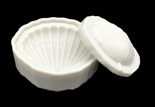 Ostrica da Perla. Conchiglia di mare in alta definizione. Doppio Stampo in silicone