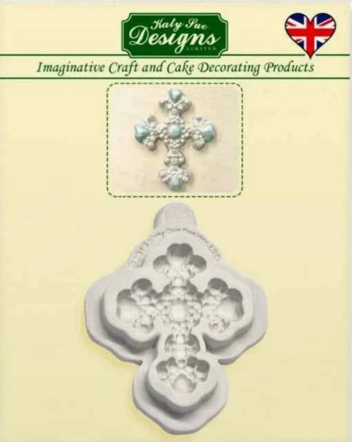 Splendida Croce. Stampo in silicone. Beaded Cross Katy Sue
