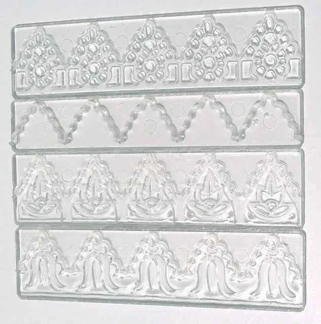 Bordo e Cornice. Set di 4 stampi