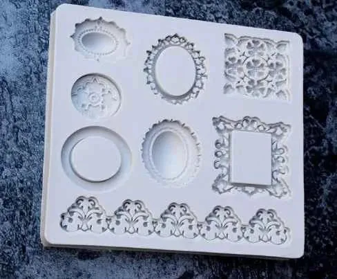 Diadema Specchi e Cornice. Stampo in silicone