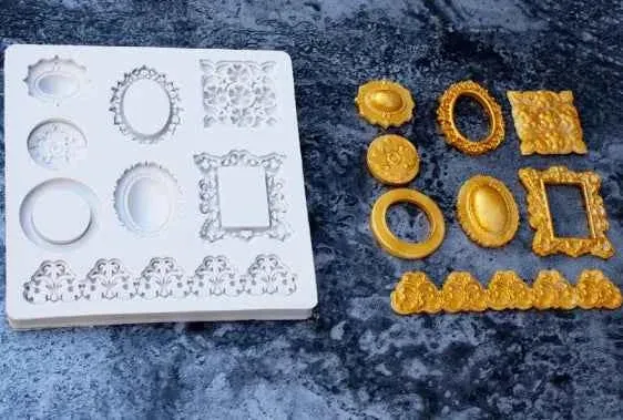 Diadema Specchi e Cornice. Stampo in silicone