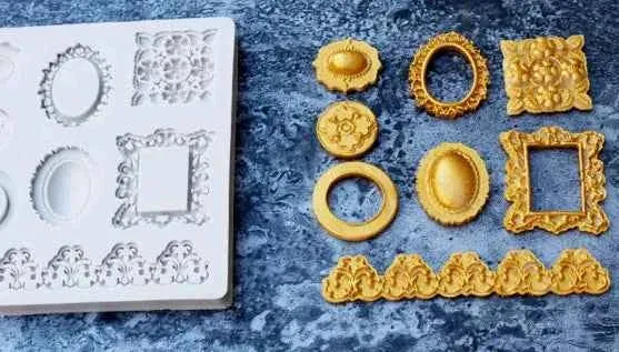 Diadema Specchi e Cornice. Stampo in silicone