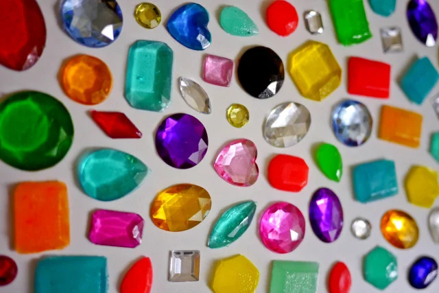 Mini Diamanti e Gemme. Stampo in Silicone