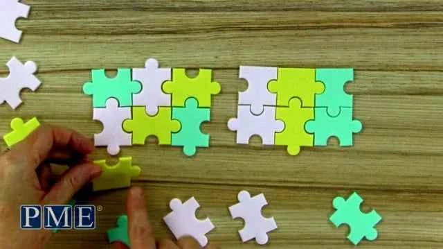 Puzzle. Set di 3 Multi Tagliapasta Geometrici. PME
