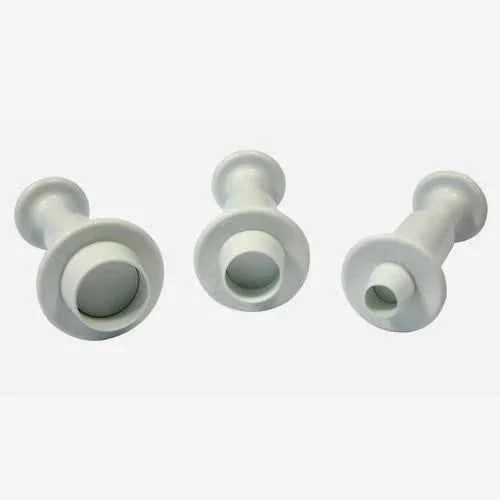 Tondi piccoli. Set 3 Stampi espulsione. Round Plunger Cutter