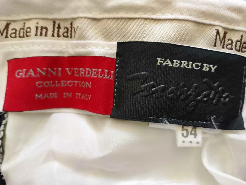 Pantalone Uomo Classico.Pura Lana Vergine.Tg 54. Italy GIANNI VERDELLI
