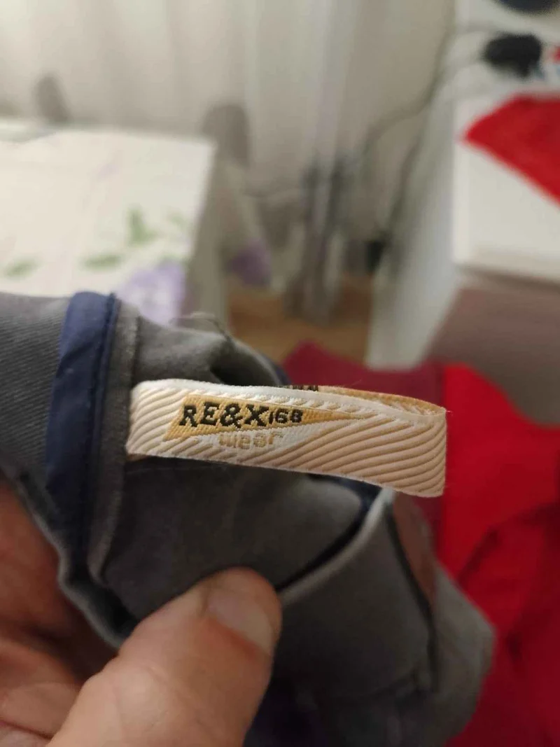 Jeans elegante GRIGIO casual marca REeX wear.