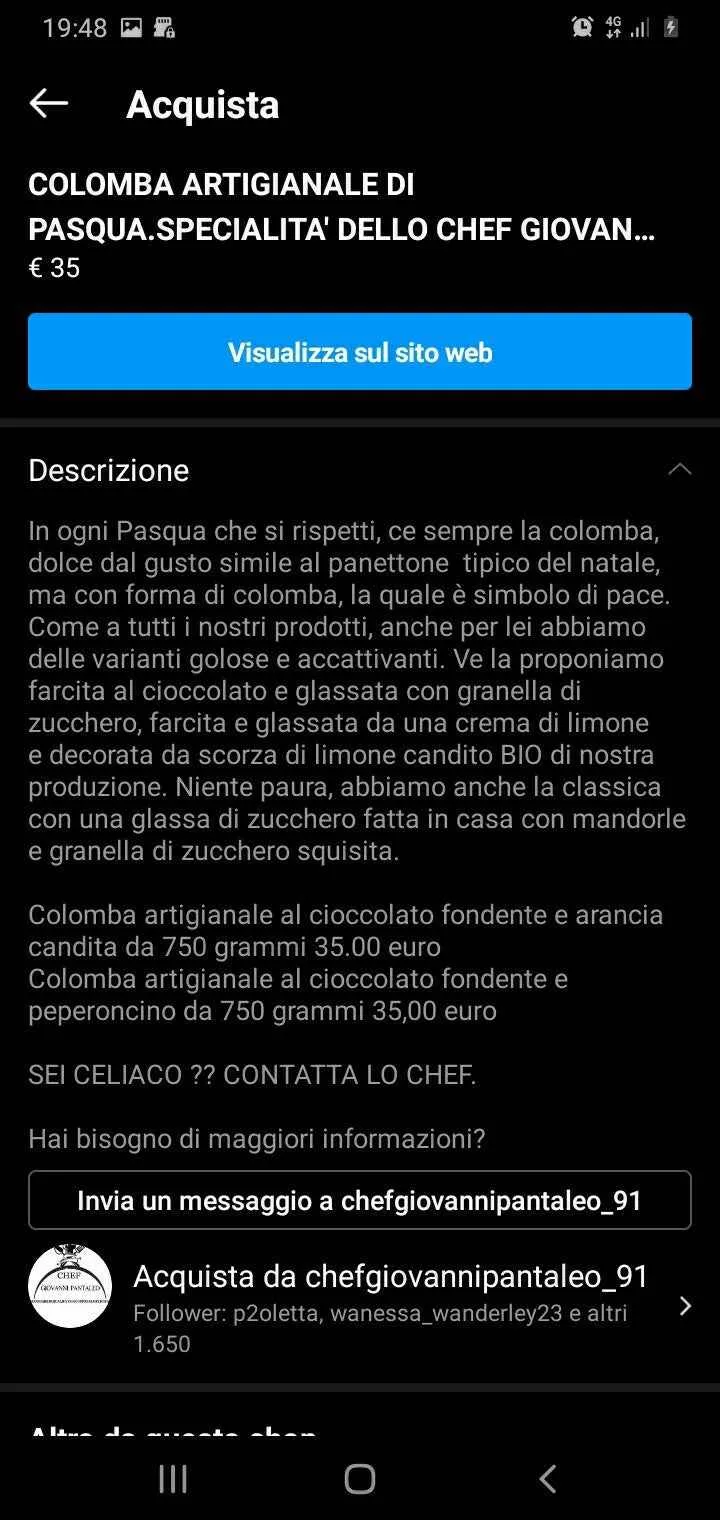 DUE COLOMBE UN UOVO DI PASQUA DA 250 GRAMMI OMAGGIO