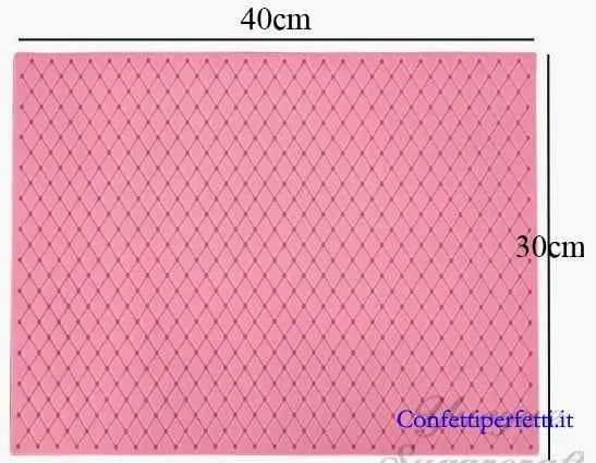 Trapunta di 30x40 cm. Grande stampo in silicone