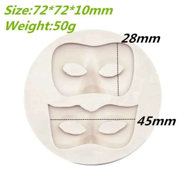 Stampo Maschera Carnevale. Stampo con 2 forme