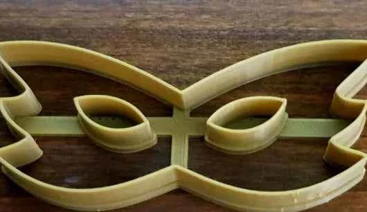 Maschera Carnevale. Stampo Tagliapasta in plastica