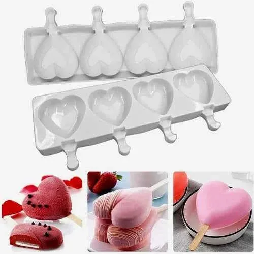 Stampo Gelato Cuore Magnum in silicone