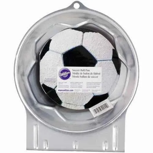 Grande Tortiera Pallone Calcio in Alluminio. Wilton