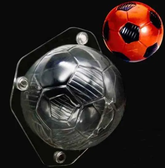 Fantastico Pallone Calcio in 3D. Doppio Stampo accoppiabile in policarbonato rigido