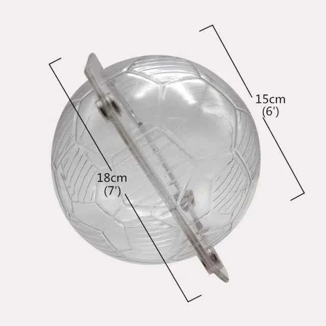 Fantastico Pallone Calcio in 3D. Doppio Stampo accoppiabile in policarbonato rigido