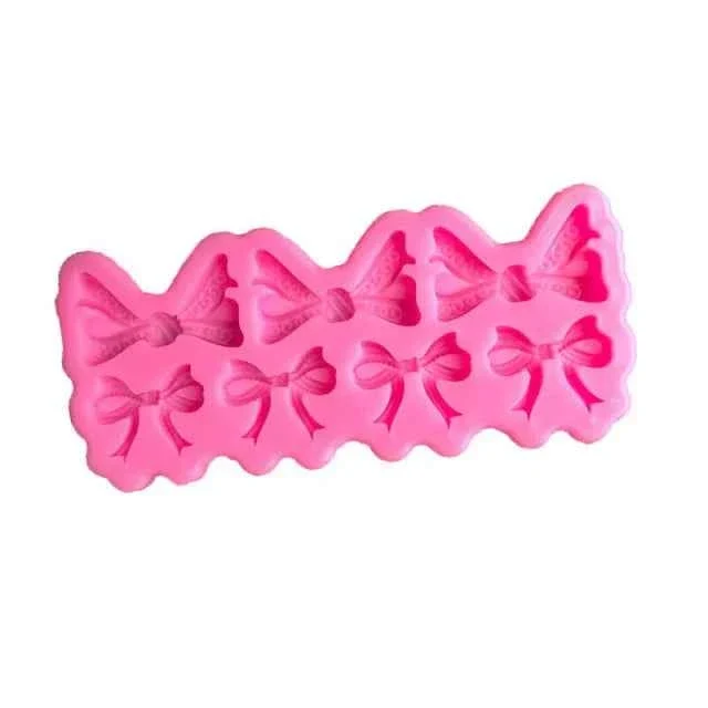 Fiocchi e Papillon. Stampo in Silicone con 7 Fiocchi