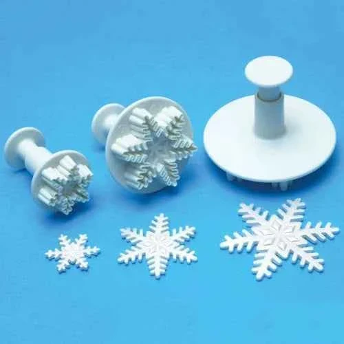 Cristalli e Fiocco di neve. 3 Stampi Tagliapasta
