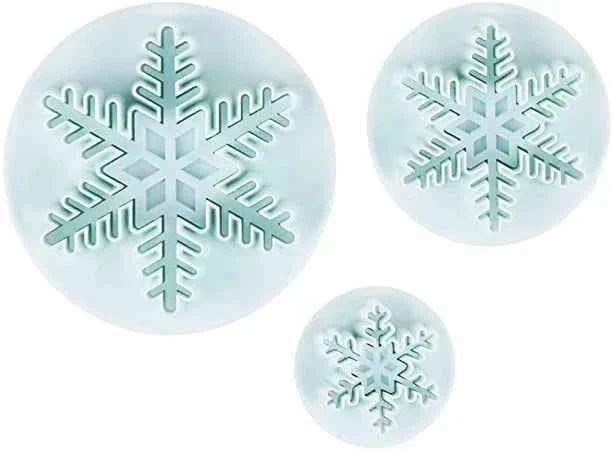 Cristalli e Fiocco di neve. 3 Stampi Tagliapasta