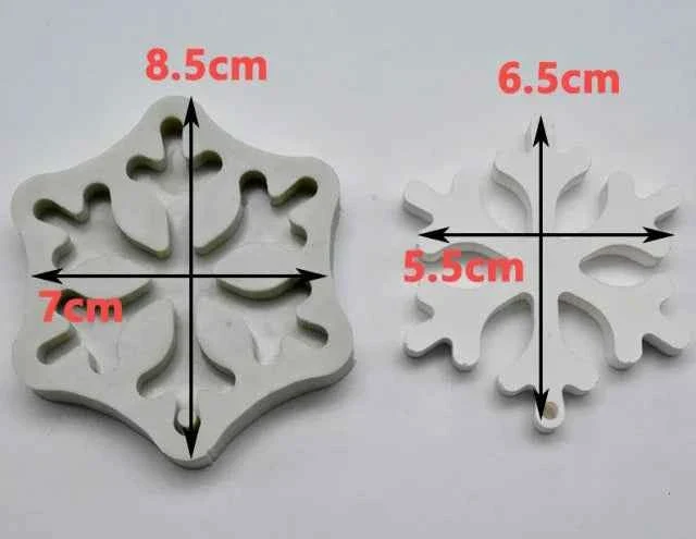 Fiocco di neve. Stampo in silicone