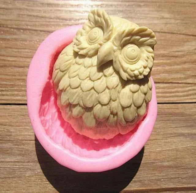 Gufo. Stampo in silicone