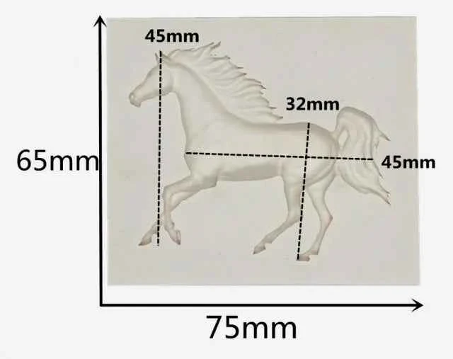 Cavallo. Stampo in silicone