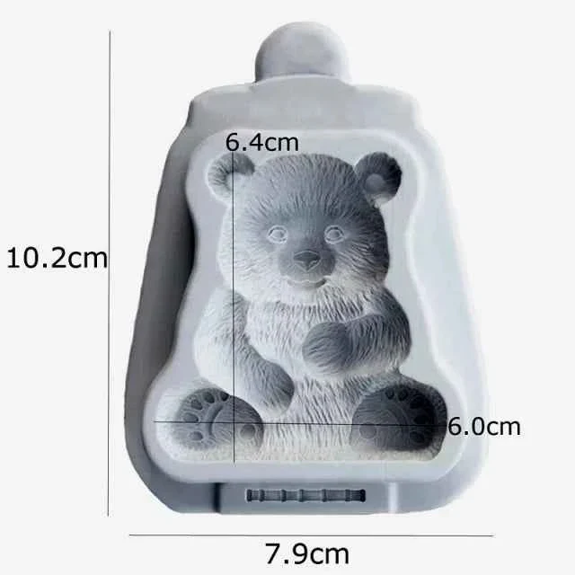 Grande Panda. Stampo in silicone