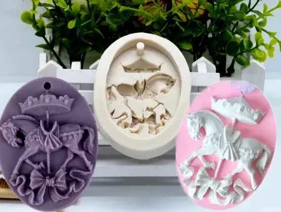 Cavallo Giostra. Stampo in silicone