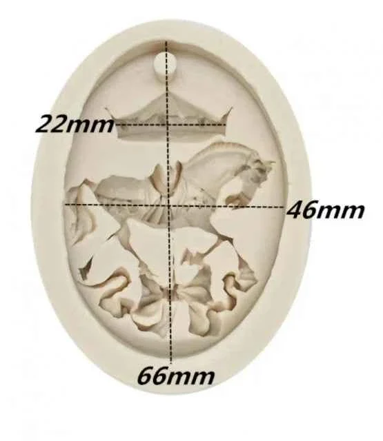 Cavallo Giostra. Stampo in silicone