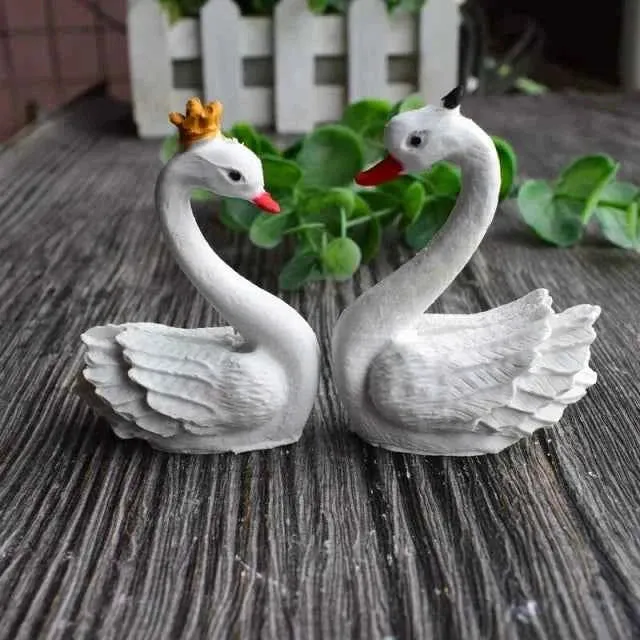 Coppia di Cigni innamorati. Mare. Stampo silicone