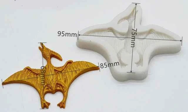 Pterodattilo. Dinosauro. Stampo in silicone