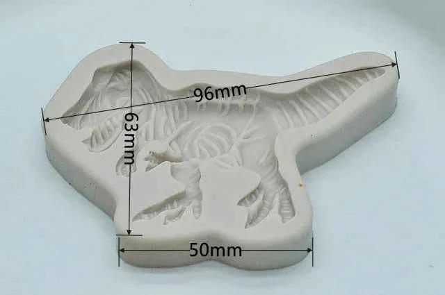 Tirannosauro Rex. Dinosauro. Stampo in silicone. Dinosaur Silicone Cake Mold