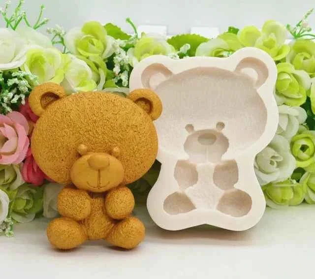 Grande Orsetto di 8 cm. Stampo in silicone