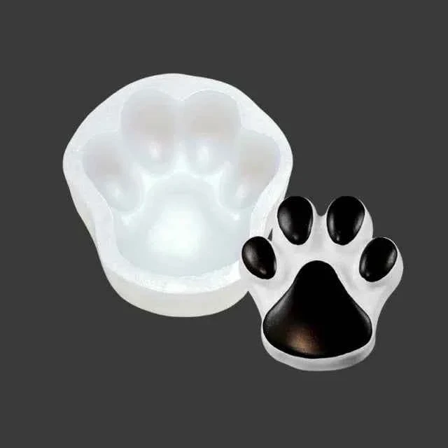 Grande Impronta Zampa 3D. Stampo in silicone