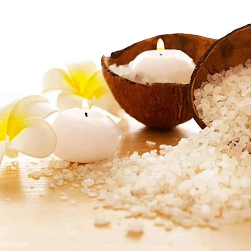 Cera di Cocco per Candele VERGINE in PEZZI per Contenitori e Tart.